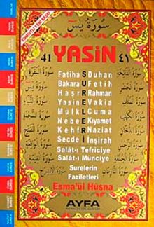 41 Yasin Arapça Orta Boy 5 Renk (Kod:010)