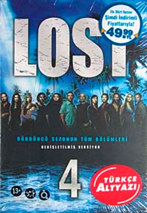 Lost-4 (Dördüncü Sezonun Tüm Bölümleri DVD)