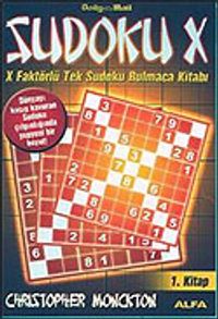 Sudoku X/X Faktörlü Tek Sudoku Bulmaca Kitabı 1. Kitap