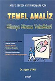 Temel Analiz Bilanço Okuma Teknikleri