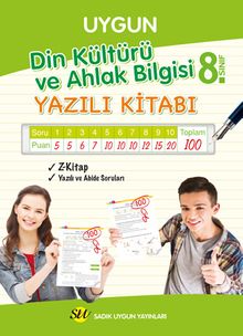 8. Sınıf Din Kültürü ve Ahlak Bilgisi Yazılı Kitabı 