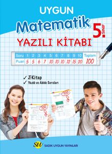 5. Sınıf Matematik Yazılı Kitabı 