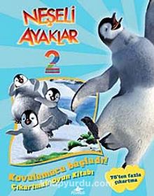 Neşeli Ayaklar 2 / Çıkartmalı Oyun Kitabı - Bilinmeyen Yazar