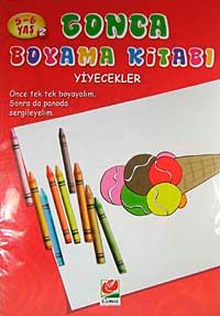 Yiyecekler / Gonca Boyama Kitabı -2