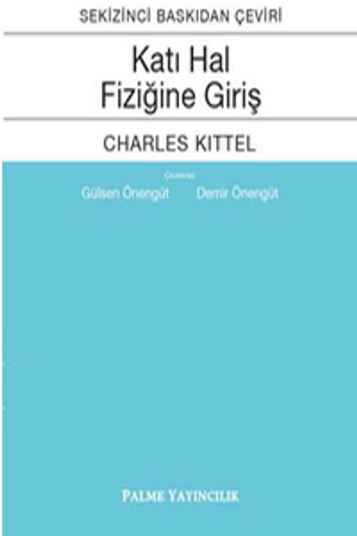 Katı Hal Fiziğine Giriş