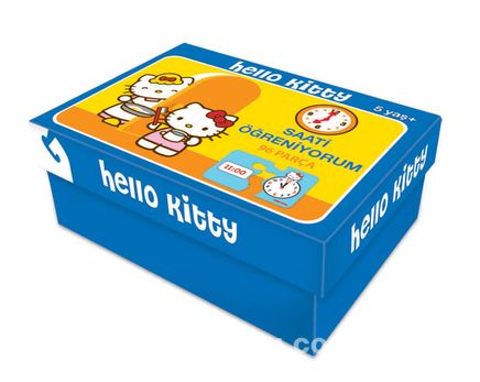 Hello Kitty Saati Öğreniyorum Yap Boz 96 Parça Puzzle (Kod:40630)