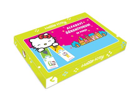 Hello Kitty Alfabeyi Öğreniyorum 58 Parça Puzzle (Kod:40622)