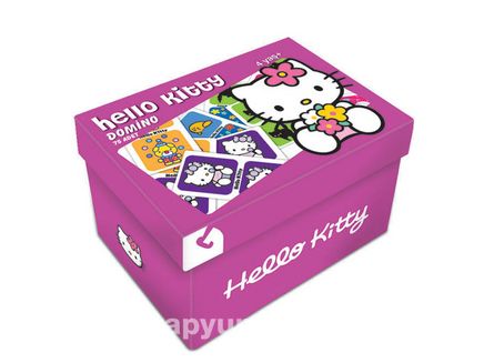 Hello Kitty Domino 75 Parça (Kod:40636
