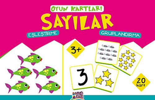 Sayılar (Eşleştirme-Gruplandırma) Oyun Kartları
