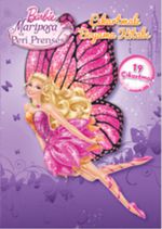 Barbie Mariposa ve Peri Prenses (19 Çıkartma) & Çıkartmalı Boyama Kitabı