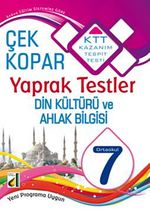 7.Sınıf Din Kültürü ve Ahlak Bilgisi Çek Kopar Yaprak Testler - KTT Kazanım Tespit Testi