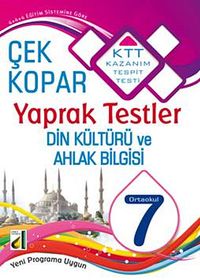 7.Sınıf Din Kültürü ve Ahlak Bilgisi Çek Kopar Yaprak Testler - KTT Kazanım Tespit Testi