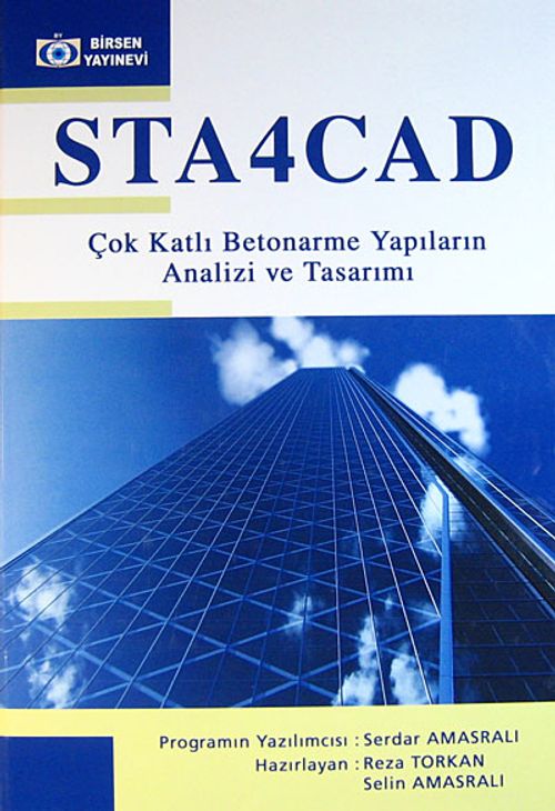 STA4CAD Çok Katlı Betonarme Yapıların Analizi ve Tasarımı