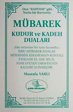 Mübarek Kudur ve Kadeh Duaları (Yeni-Eski) (Cep Boy)