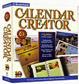 Calendar Creator 10 / Özelleştirilebilir, Mükemmel Ajandayla Şık Bir Düzen Sağlayın Kod:RD.382382&