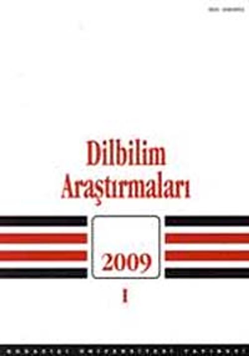 Dilbilim Araştırmaları 2009 / 1