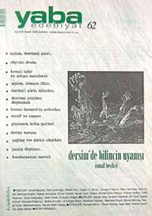 Yaba Edebiyat Sayı: 62 Kasım-Aralık 2010