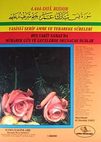 Yasin-i Şerif Amme ve Tebareke Süreleri & Beş Vakit Namaz'da Mübarek Gün ve Gecelerde Okunacak Dualar (Cami Boy 2.hm) (Kod: 002)