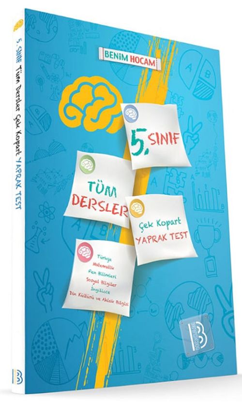 5. Sınıf Tüm Dersler Çek Kopart Yaprak Test