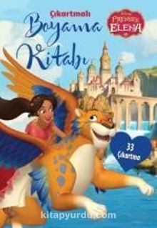Disney Prenses Elena Çıkartmalı Boyama Kitabı - Kolektif