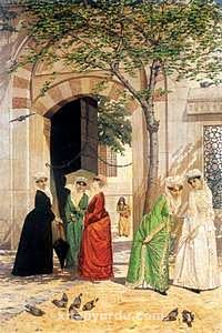 Cami Önünde Kadınlar / Osman Hamdi Bey (OHB 012-60x90) (Çerçevesiz) - |  kitapyurdu.com