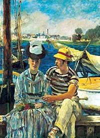 Argenteuil-1874 / Edouard Manet (MAE 001-35x50) (Çerçevesiz)
