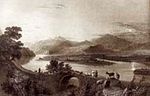 Hatay Antakya Asi Irmağı / William Henry Barrlett (GRV 105-30x50) (Çerçevesiz)