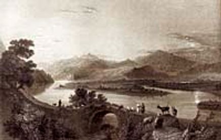 Hatay Antakya Asi Irmağı / William Henry Barrlett (GRV 105-30x50) (Çerçevesiz)