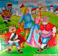 Çizmeli Kedi Yapboz / Klasik Masallar Puzzle Dizisi