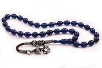 Sıkma Kehribar - Koyu Bordo-Mavi (SK25)