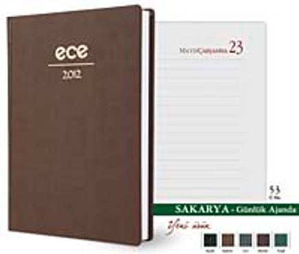 2012 Ece Ajanda - Sakarya Günlük Ajanda