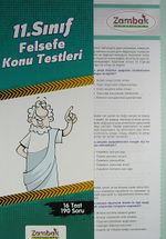 11. Sınıf Felsefe Konu Testleri (16 Test-190 Soru)