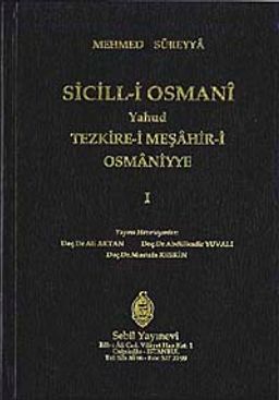 Sicill-i Osmani Yahud Tezkire-i Meşahir-i Osmaniye (5 Cilt)