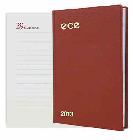 2013 Ece Ajanda - Kızılırmak (Ürün Kodu:50) Kırmızı
