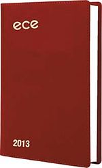 2013 Ece Ajanda - Gediz (Ürün Kodu:52) Kırmızı