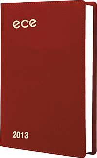 2013 Ece Ajanda - Gediz (Ürün Kodu:52) Kırmızı