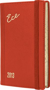 2013 Ece Ajanda - Muhtıra Serisi 3DL Cep (Ürün Kod:3) Kırmızı