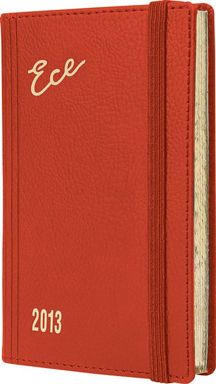 2013 Ece Ajanda - Muhtıra Serisi 3DL Cep (Ürün Kod:3) Kırmızı