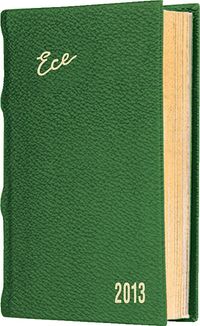 2013 Ece Ajanda - Muhtıra Serisi 5D Cep (Ürün Kod:5) Yeşil