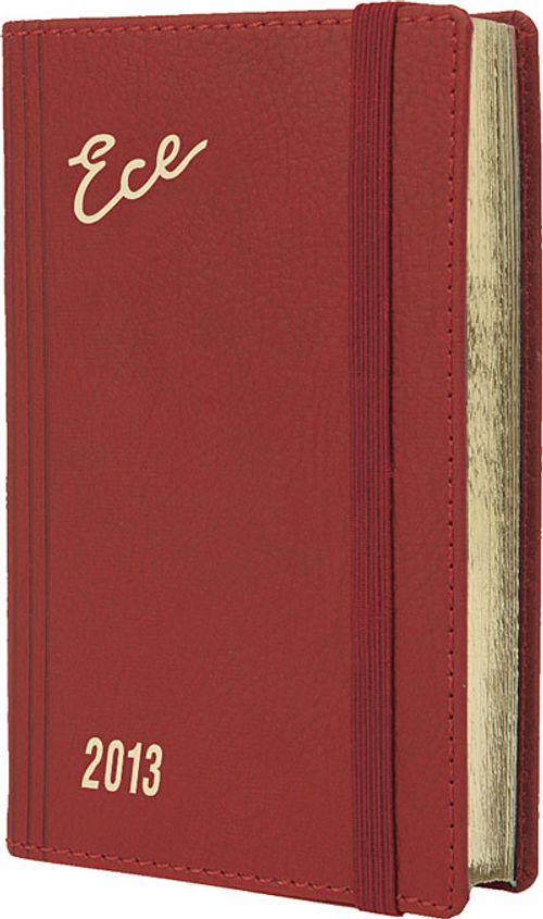 2013 Ece Ajanda - Muhtıra Serisi 5DL Cep (Ürün Kod:5) Kırmızı