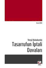 Vergi Hukukunda Tasarrufun İptali Davaları