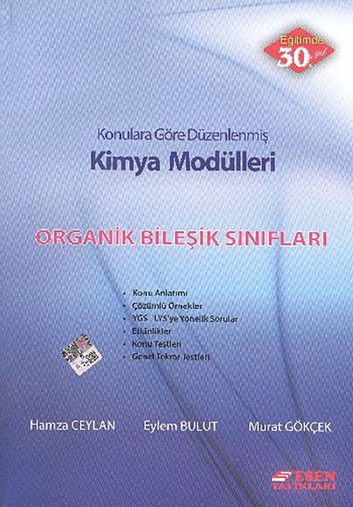 Organik Bileşik Sınıfları / Konularına Göre Düzenlenmiş Kimya Modülleri