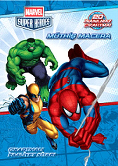 Marvel Süper Heroes Müthiş Macera & Çıkartmalı Faaliyet Kitabı