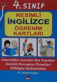 4. Sınıf Resimli İngilizce Öğrenim Kartları