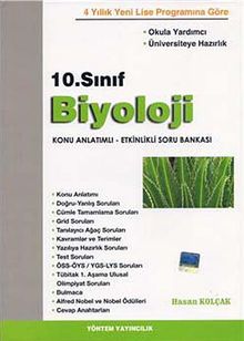 10. Sınıf Biyoloji Konu Anlatımlı Etkinlikli Soru Bankası