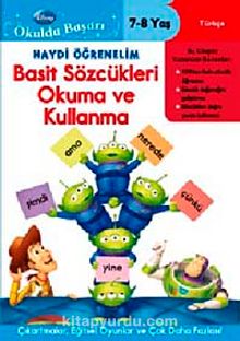 Haydi Öğrenelim Basit Sözcükleri Okuma ve Kullanma (7-8 Yaş) (Toy Story) & Okulda Başarı 22
