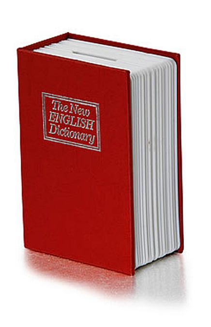 Kitap Şeklinde Kumbara (Bordo)