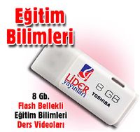 KPSS Eğitim Bilimleri 8 Gb Flash Bellekli Ders Videoları (Kod:FL-111-EB)