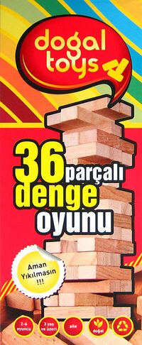 Doğal Toys - 36 Parçalı Denge Oyunu