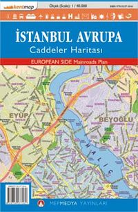 İstanbul Avrupa Caddeler Haritası